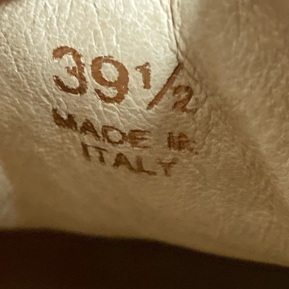 M. GEMÍ Womens Grey Leather Weave Slip On Loafer Made In Italy Shoes SZ EU 39.5 - Picture 12 of 12